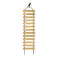 thumbnail image 1 of WeeWhimsy Adjustable Cat Ladder & Bridge Multi-Functional Wall Furniture Climbing Frame Sisal-Rope Wrapped Rungs for Climbing Indoor Cats, Small Pet Cage Accessories (Wood), 1 of 8