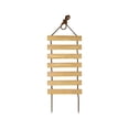 thumbnail image 1 of WeeWhimsy Adjustable Cat Ladder & Bridge Multi-Functional Wall Furniture Climbing Frame Sisal-Rope Wrapped Rungs for Climbing Indoor Cats, Small Pet Cage Accessories (Wood), 1 of 8