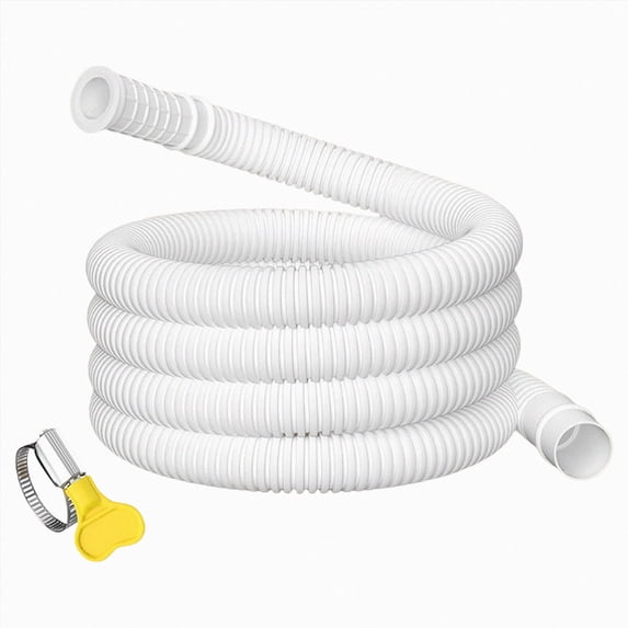 WeeWhimsy Air Conditioner Drain Hose Portable AC Drain Hose Replacement, with Connection Clamp,AC & Dehumidifier Replacement Hose Kit