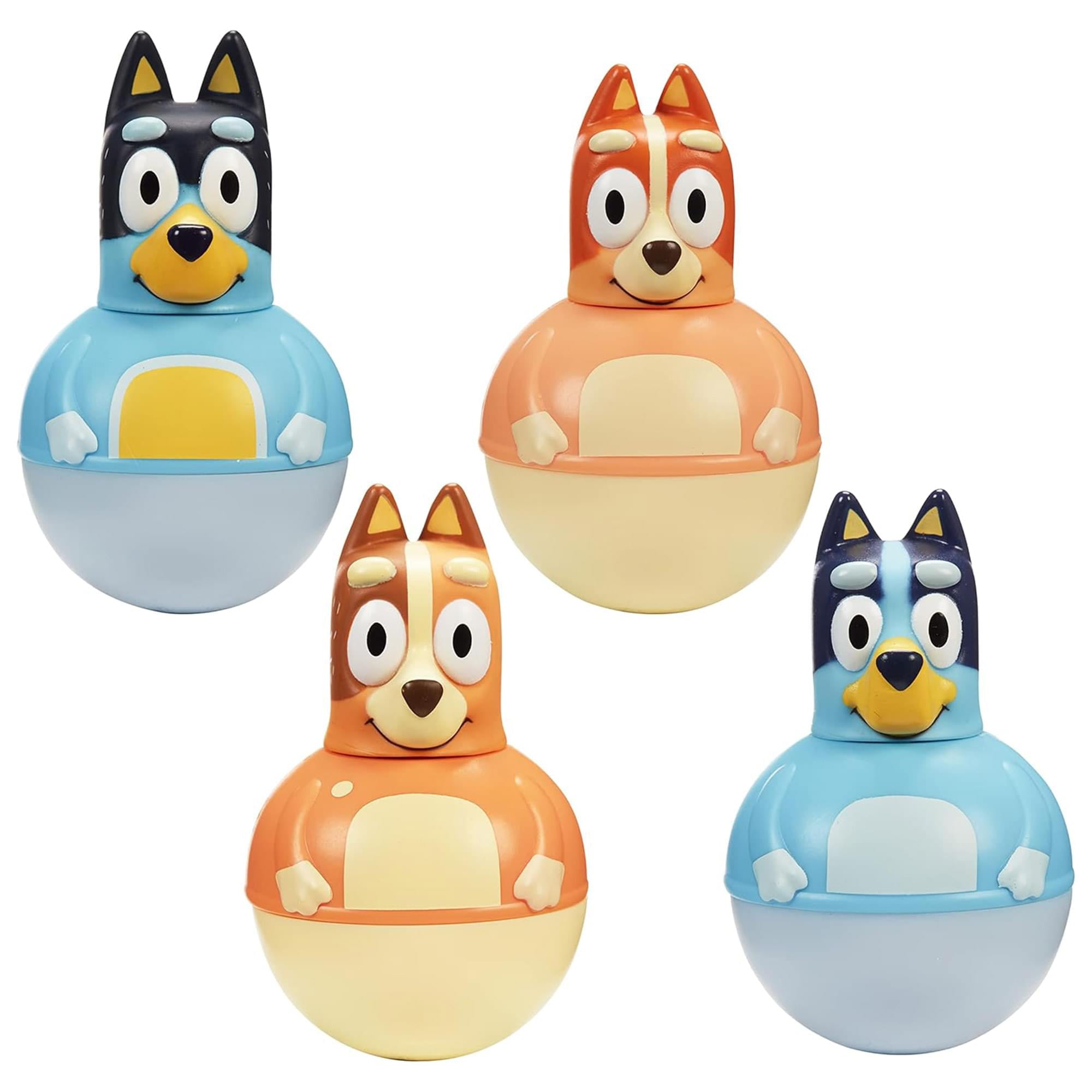 Weebles Bluey 4 Figure Pack - Bluey, Bingo, Chilli and Bandit