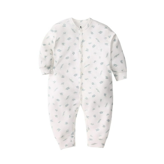 Weebloom Baby Boy Outfit Print Romper Jumpsuit Playsuits Pjs 12-18 Months White