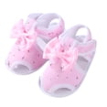 thumbnail image 1 of Weebloom Baby Boy Sandals,Soft Toddler Walkers Shoes Lace Bow Princess Shoes Sandals Trendy 0-3 Months, 1 of 3