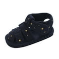 thumbnail image 1 of Weebloom Baby Boy Sandals,Summer Children Toddler Shoes Flat Bottom Round Toe Light Soft Solid Color Sandals Lovely 6-12 Months, 1 of 9