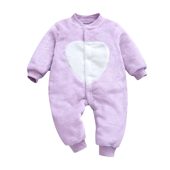 Weebloom Baby Boys Girls Snow Jacket Girl Boy Thick Warm Jumpsuit Playsuit Romper Clothes Cute Pajamas 9-12 Months