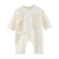 thumbnail image 1 of Weebloom Baby Boys Romper Thin Dress Crawling Dress 0-6 Months Outwear,0-2 Months, 1 of 3