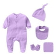 thumbnail image 1 of Weebloom Baby Girl Outfits Bodysuit Soft Comfortable Unisex Infant For 0-12 Months Everyday Wear Rompers Soft 9-12 Months, 1 of 2