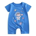 thumbnail image 1 of Weebloom Baby Pajamas Boys Girls Children Cartoon Short Sleeve Cute Animals Jumpsuit Outfits Clothes Baby Girl Romper Comfortable 3-6 Months, 1 of 1