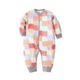 thumbnail image 1 of Weebloom Baby Pajamas Print Romper Jumpsuit Playsuits Outfits 12-18 Months Orange, 1 of 2