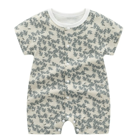 Weebloom Baby Pajamas Romper Jumpsuit Everyday Wear Comfortable Crawling Soft Outfits 18-24 Months Dark Green