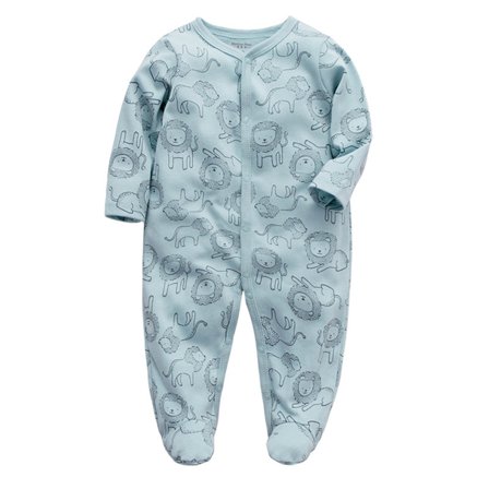 Weebloom Baby Sleepers,Cute Soft Footies Cartoon Jumpsuit Jumpsuit Loungewear Baby Boy Romper,9-12 Months