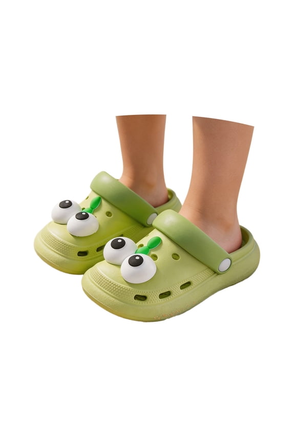 Boy Girl Clogs Breathable Soft Sole With Grip Cute Cartoon Beach Outdoor Play Summer Toddler Sandals