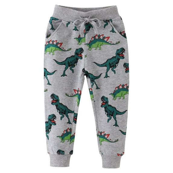 Weebloom Boys Athletic Pants Sweatpants Girls Sport Cartoon Prints Casual Trousers Soft Dailywear,2-3 Years