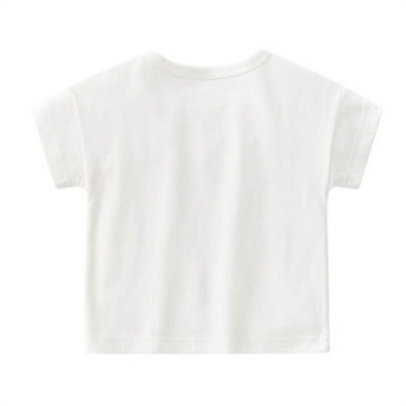 Weebloom Boys Shirt Baby Short Sleeve Graphic Tops Soft Casual Tees for Toddlers Outfit Comfortable Dailywear,12-18 Months