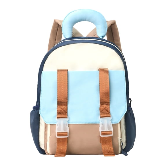 Weebloom Cute School Backpack For Toddler Boys Girls Corduroy Cartoon Backpack Cute Animal Bookbag Elementary Middle School Blue