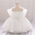 thumbnail image 1 of Weebloom Flower Girl Dress Birthday Wedding Party Elegant Embroidered Tutu Gown Performance Formal White Girls Dresses, 1 of 9