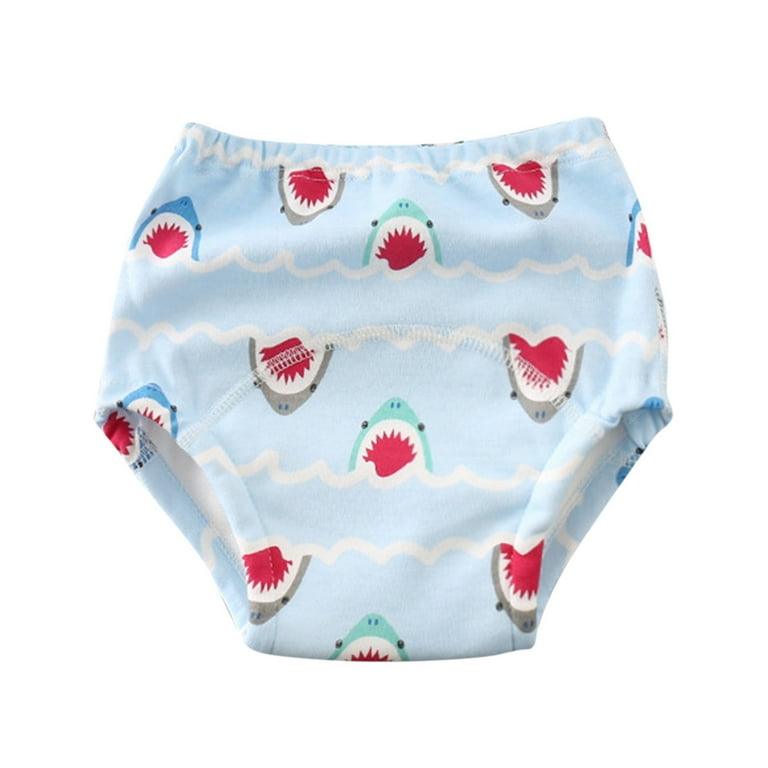 Weebloom Girls Athletic Shorts, Unisex Cotton Reusable Potty