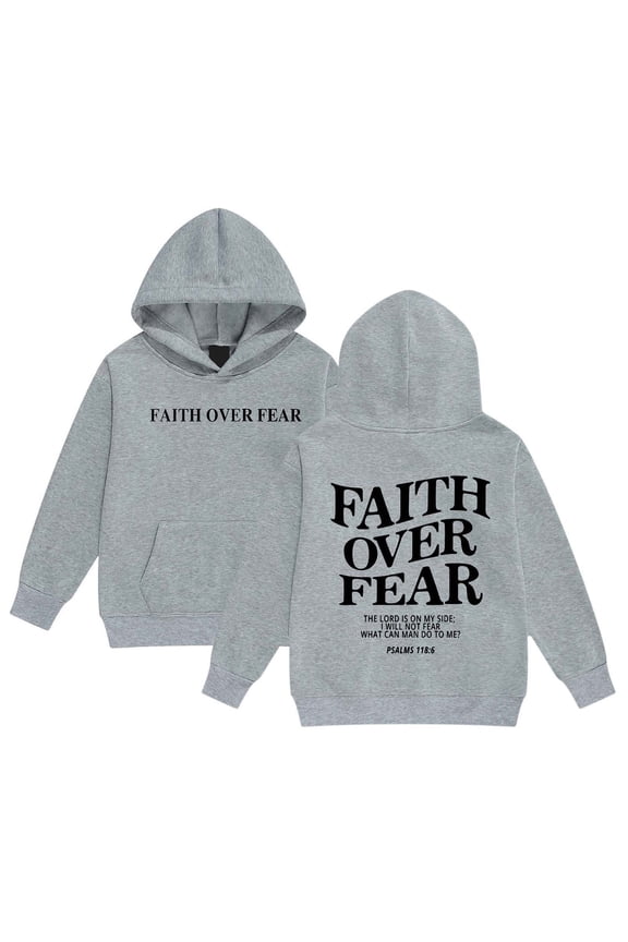 Girls Hoodie Jesus Girl Hoodies Sweatshirts For Toddler To Big Kids Hoodie Letter Long Sleeve Pocket Hoodie Jacket Outwear Light Gray 10-11 Years