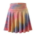 thumbnail image 1 of Weebloom Girls Uniform Skirts Children Tie Dye With Pocket Running Tennis Sport Skirt Pants Skirts For Girls 5-6 Years, 1 of 5