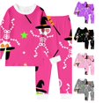thumbnail image 1 of Weebloom Halloween Kids Pajamas Toddler Girls Boys Pajama Set Long Sleeve Sleepwear Nightwear Pjs Loungewear Pink 4Y, 1 of 4