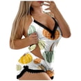 thumbnail image 1 of Weebloom Halloween Pajama Sets For Women Funny Graphic Sleeveless Cami And Shorts Summer Fall 2 Piece Set Pjs Jammies,Size S-2Xl, 1 of 5