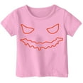 thumbnail image 1 of Weebloom Halloween Tee Shirts for Kids Boys Girls Children Printed T Shirt Style Short Sleeved Top for 1-13 Years Old Outwear,4-5 Years, 1 of 3