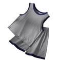 thumbnail image 1 of Weebloom Kids Boys Summer Clothes Set Sleeveless Tank Top Shorts Casual Playwear Breathable Athletic for Holiday Beach Toddler to Outfit Set 1-14 Years, 1 of 3