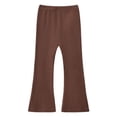 thumbnail image 1 of Weebloom Kids Girls Athletic Pants Micro Flare Stretch Outer Layer Leggings Sweatpants Skin-Friendly Dailywear,1-2 Years, 1 of 9