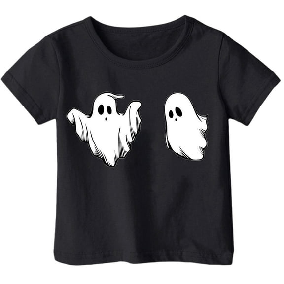 Weebloom Kids Halloween Shirts Boys Girls Children Printed T Shirt Style Short Sleeved Top for 1-13 Years Old Outwear,2-3 Years