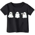 thumbnail image 1 of Weebloom Kids Halloween Shirts Boys Girls Children Printed T Shirt Style Short Sleeved Top for 1-13 Years Old Outwear,2-3 Years, 1 of 3