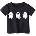 thumbnail image 1 of Weebloom Kids Halloween Shirts Boys Girls Children Printed T Shirt Style Short Sleeved Top for 1-13 Years Outwear,2-3 Years, 1 of 3