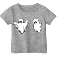 thumbnail image 1 of Weebloom Kids Halloween Shirts Boys Girls Children Printed T Shirt Style Short Sleeved Top for 1-13 Years Old Outwear,2-3 Years, 1 of 3