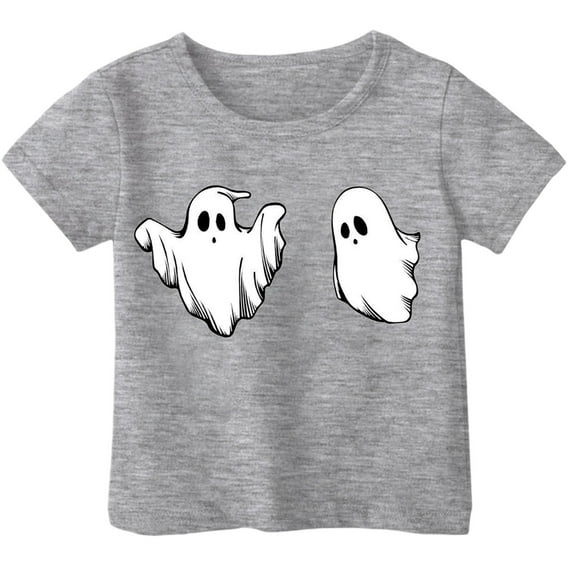 Weebloom Kids Halloween Shirts Boys Girls Children Printed T Shirt Style Short Sleeved Top for 1-13 Years Old Outwear,2-3 Years