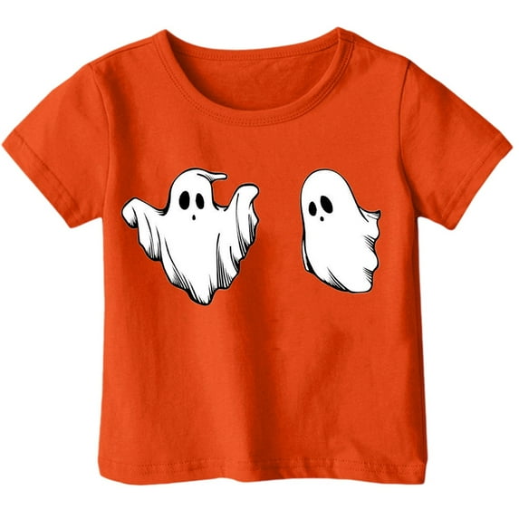 Weebloom Kids Halloween T Shirts Boy Girl Children Printed T Shirt Style Short Sleeved Top for 1-13 Years Old Dailywear,10-11 Years