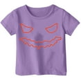 thumbnail image 1 of Weebloom Kids Halloween T Shirts Boy Girl Children Printed T Shirt Style Short Sleeved Top for 1-13 Years Old Dailywear,3-4 Years, 1 of 3