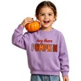 thumbnail image 1 of Weebloom Kids Thanksgiving Crewneck Sweatshirt Pumpkin Pullover Fall Winter Tops Boys Girls Holiday Sweatshirt Purple, 1 of 4