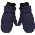 thumbnail image 1 of Weebloom Kids Winter Snow Ski Gloves Mittens Windproof S M L Size Warm Boys Outdoor Skating Ski Girls Snowboarding Snow Gloves Navy 2-5 Years, 1 of 5