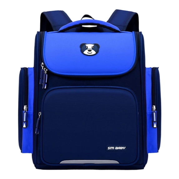 Weebloom Large School Backpack For Kids Boys Girls Daypack Lightweight Casual Bookbag Elementary Middle School Blue