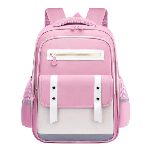Weebloom Large School Backpack For Kids Boys Girls Lightweight Large Capacity Bookbag Elementary Middle School Pink