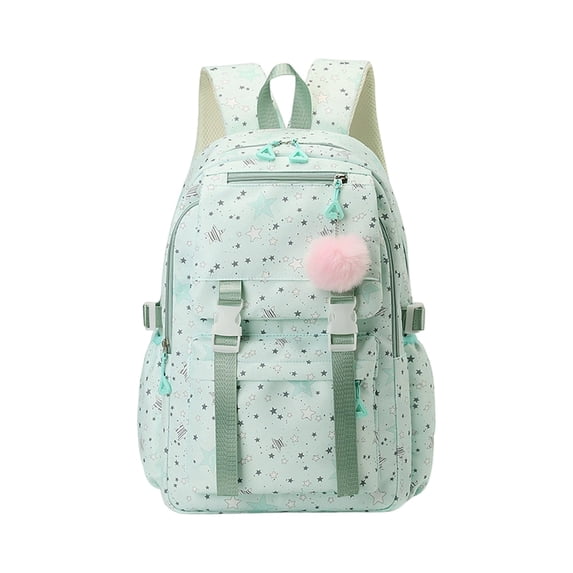 Weebloom Large School Backpack For Kids Girls Stylish Large Capacity Cute Daypack Bookbag Elementary Middle School Green