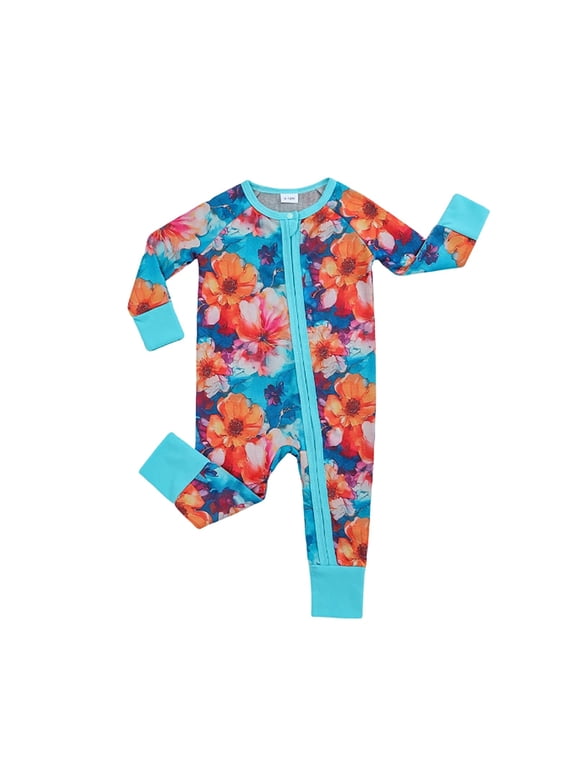 Outfits Baby Boy Romper Jumpsuit Comfortable Stylish Bodysuit Everyday Wear Crawling Sleeping Loungewear 12-18 Months Sky Blue