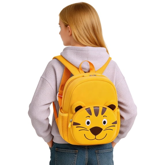 Weebloom School Backpack For Kids Boys Girls Schoolbags Cute Animal Lightweight Bookbag Preschool Kindergarten Yellow