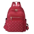 thumbnail image 1 of Weebloom School Backpack For Kids Girls Outdoor Travel Bag Leisure Backpack Bookbag High School College Red, 1 of 9