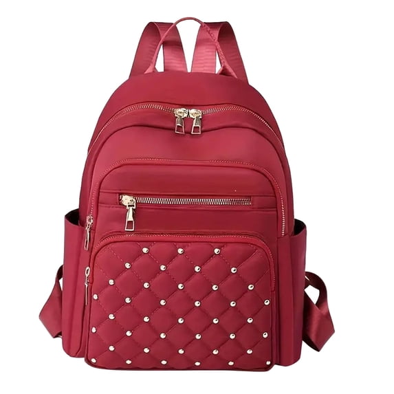 Weebloom School Backpack For Kids Girls Outdoor Travel Bag Leisure Backpack Bookbag High School College Red