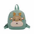 thumbnail image 1 of Weebloom School Backpack For Kids Boys Girls Adorable Backpack For Preschool Cute Animal Cartoon Design Lightweight Travel For Toddlers Bookbag Preschool Kindergarten Green, 1 of 3