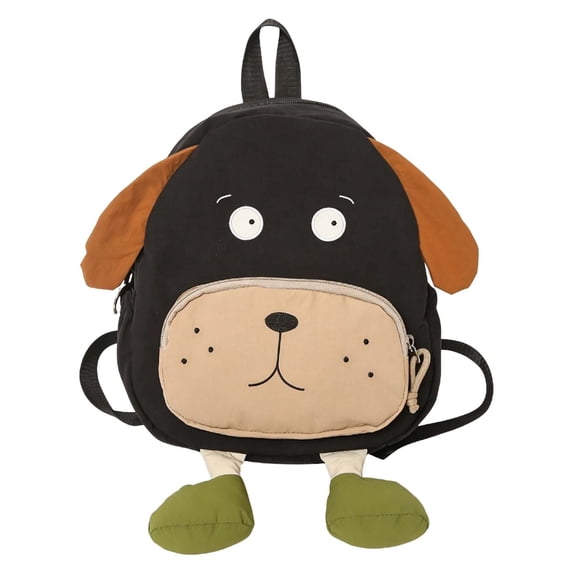 Weebloom School Backpack For Toddler Kids Boys Girls Cute Dog Stylish Large Capacity Cute Cartoon Puppy Travel Daypack Bookbag Preschool Kindergarten Black