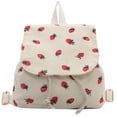 thumbnail image 1 of Weebloom Strawberry School Backpack For Kids Girls Elegant Large Capacity Casual Backpack For Fall Winter Versatile Daypack Bookbag Elementary Middle School White, 1 of 8