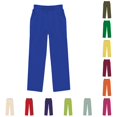 thumbnail image 1 of Weebloom Teen Girl Wide Leg Pants Kids Stretch Soft Casual Pants With Elastic Waist Trousers Blue 13-14 Years, 1 of 5