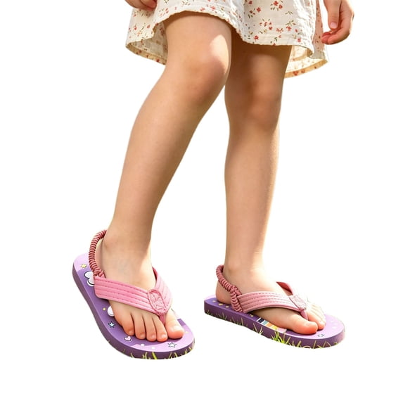Weebloom Toddler Kids Sandals Girls Boys Beach Footwear Lightweight Flip Flops Footwear Children Summer Shoes Beach Walking Sandal