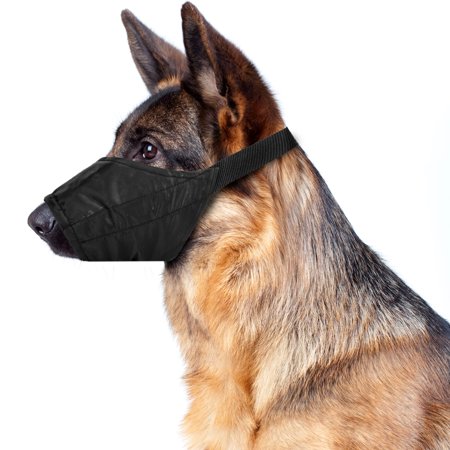 Weebo Pets L Breathable Nylon Cloth Safety Muzzle for Dogs, Cats (Large)