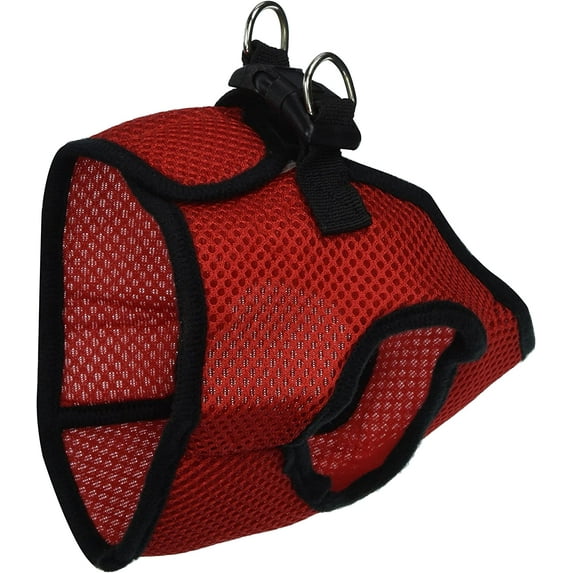 Weebo Pets Soft'n'Safe Adjustable Dog Harness (Red, S)
